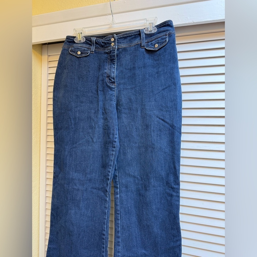 Jones New York Signature Blue Denim Jeans Women’s Sz 12 - Picture 2 of 16
